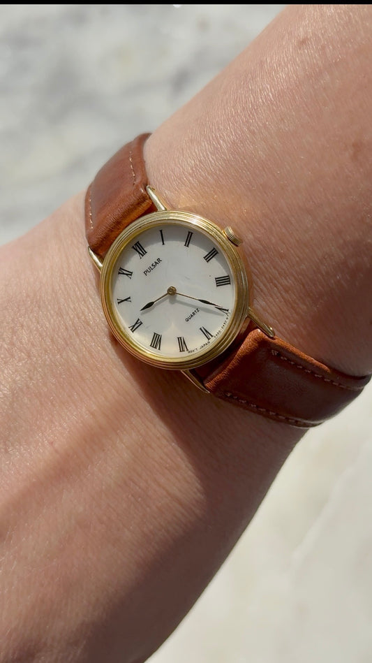 1991 Pulsar Quartz by SEIKO Roman Watch