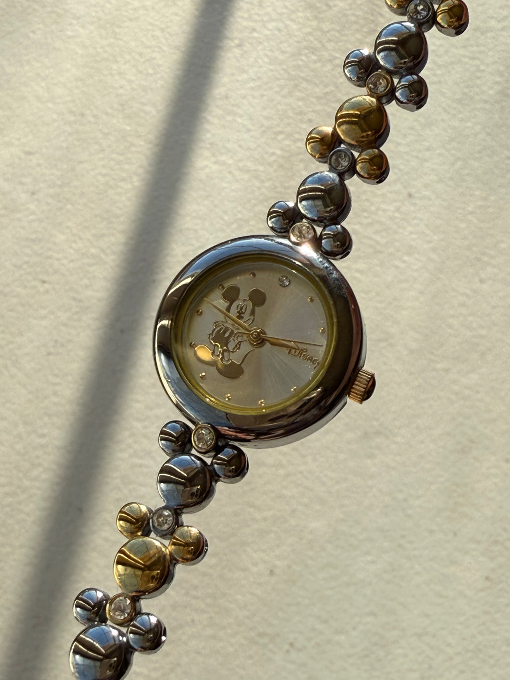 1990’s Mickey Two Tone Bracelet Watch