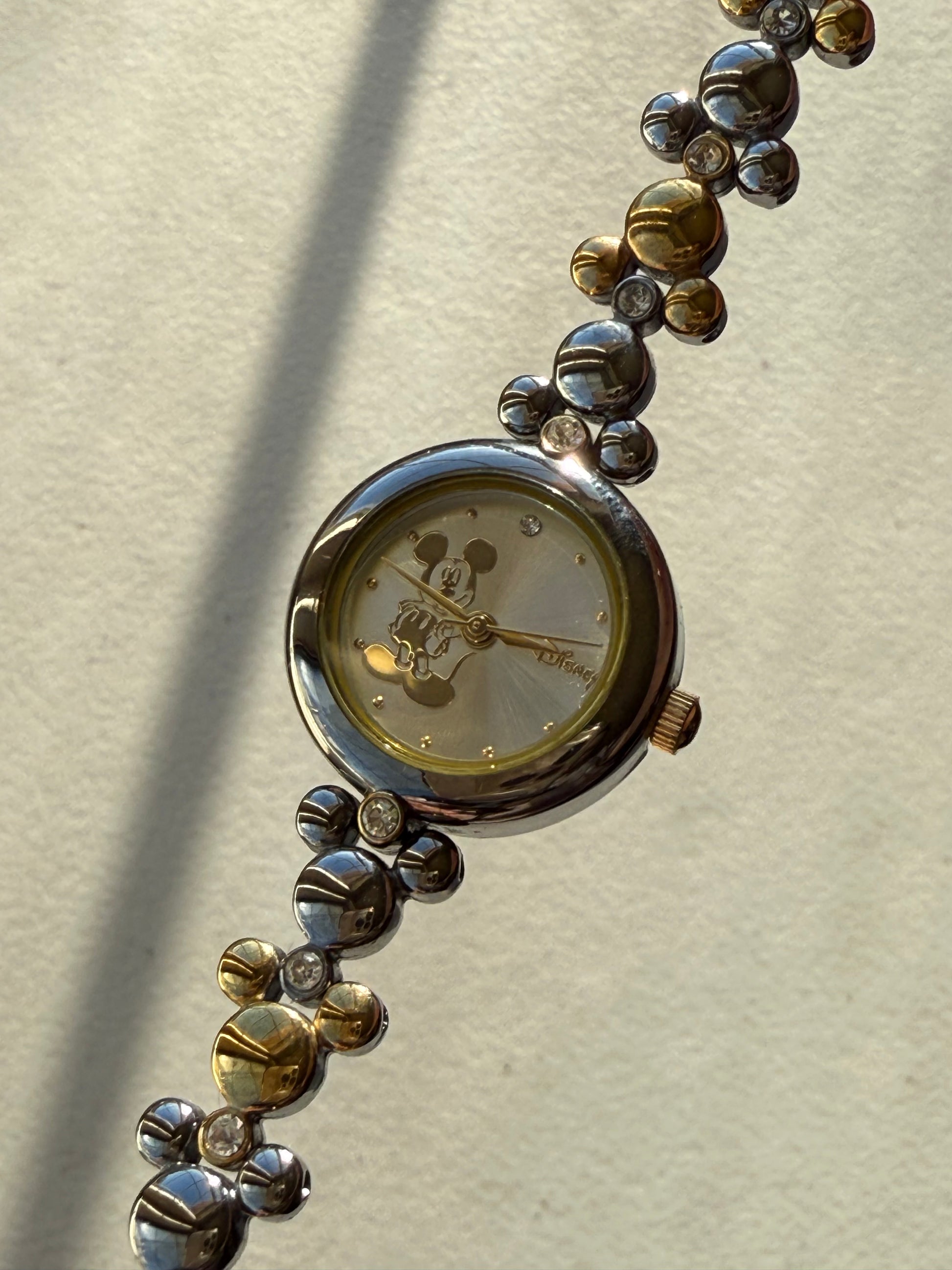 1990’s Mickey Two Tone Bracelet Watch
