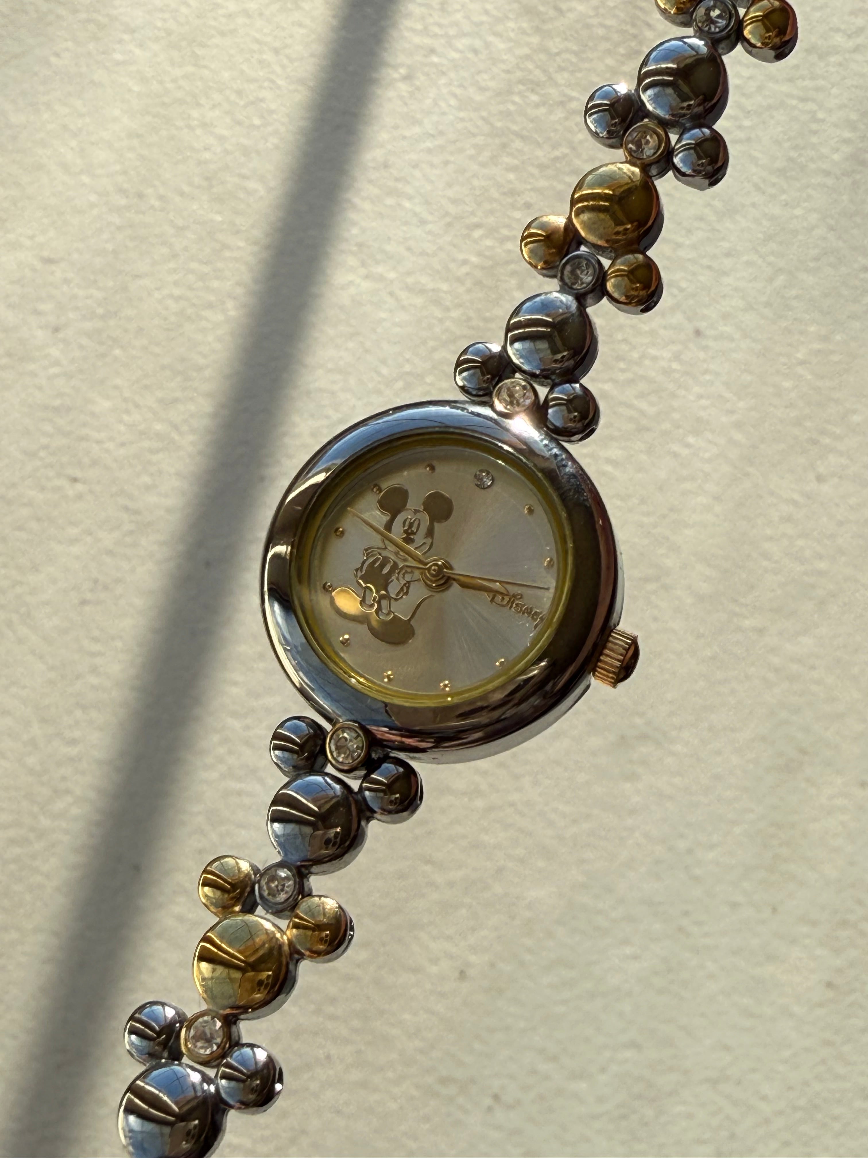 1990’s Mickey Two Tone Bracelet Watch