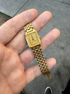 1991 Seiko Quartz Gold Tone Tank