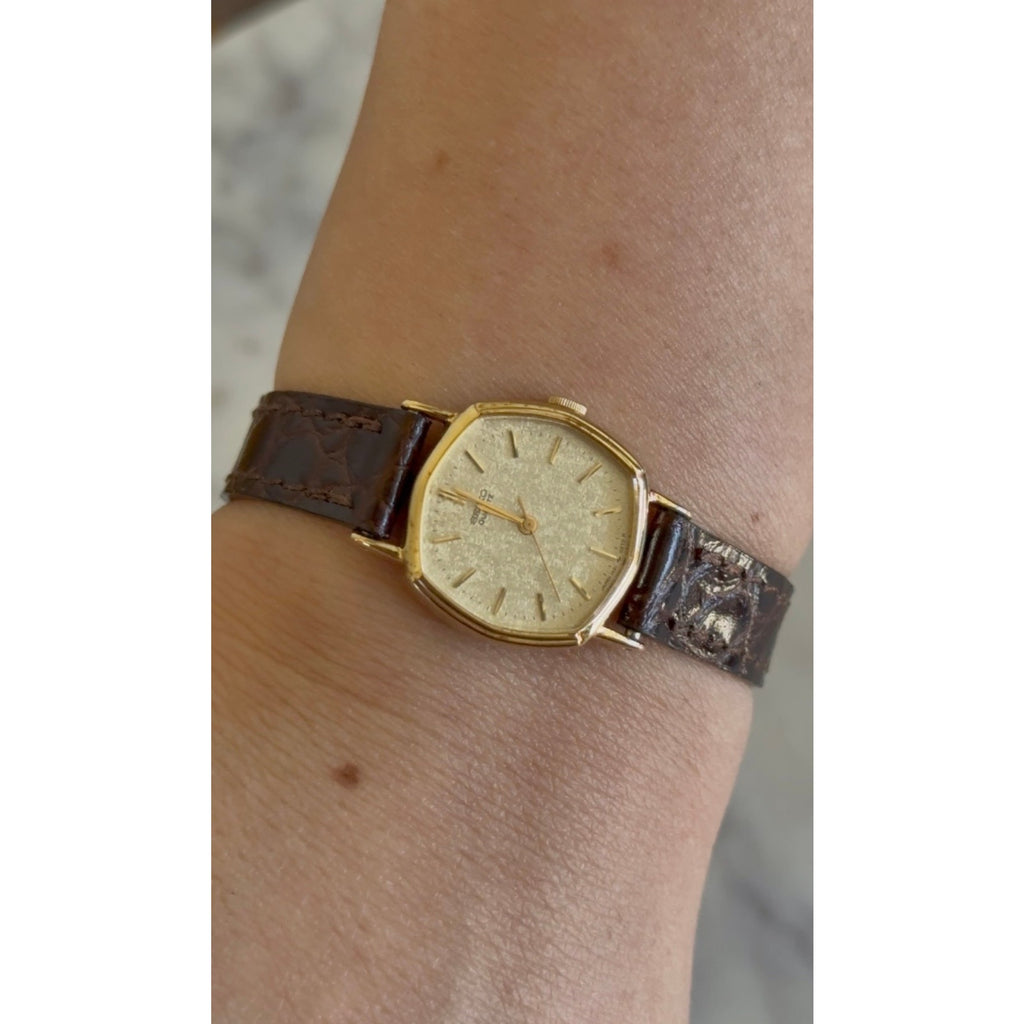 1981 Seiko Quartz Gold Plated Octagon Watch