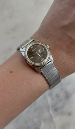 1970’s Seiko Diashock 21 Jewel Day Date Mechanical Watch