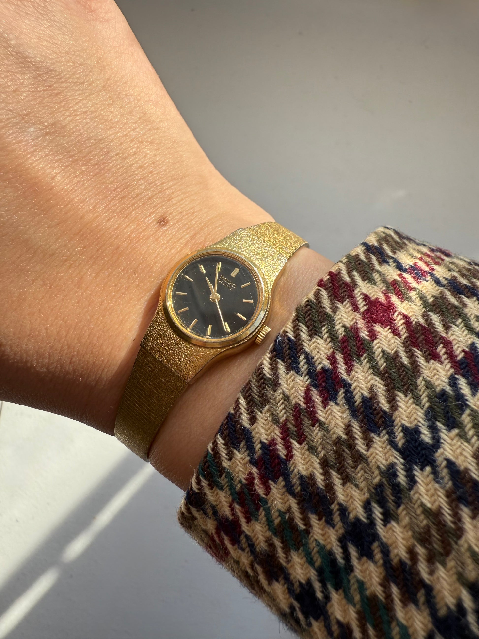1990 Seiko Quartz Gold Tone Watch