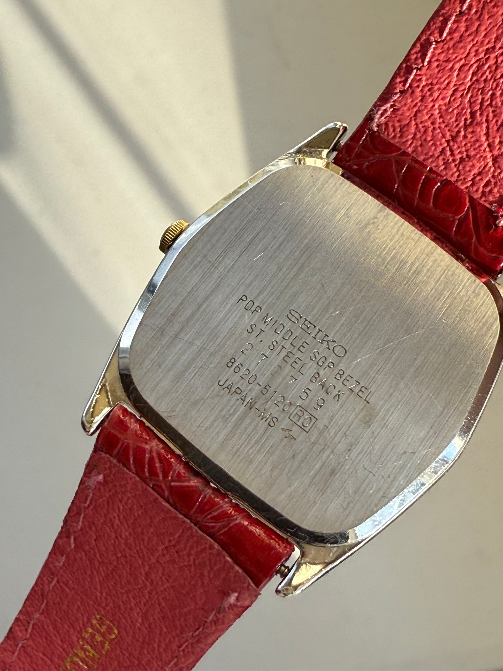 1982 Seiko Quartz Hexagon Tank Watch