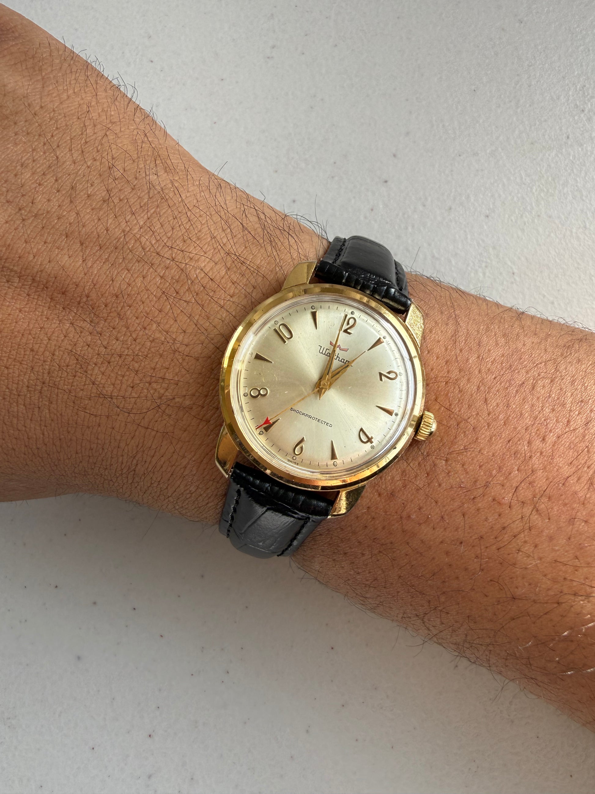 1960’s Waltham Mechanical Swiss Red Arrow Watch