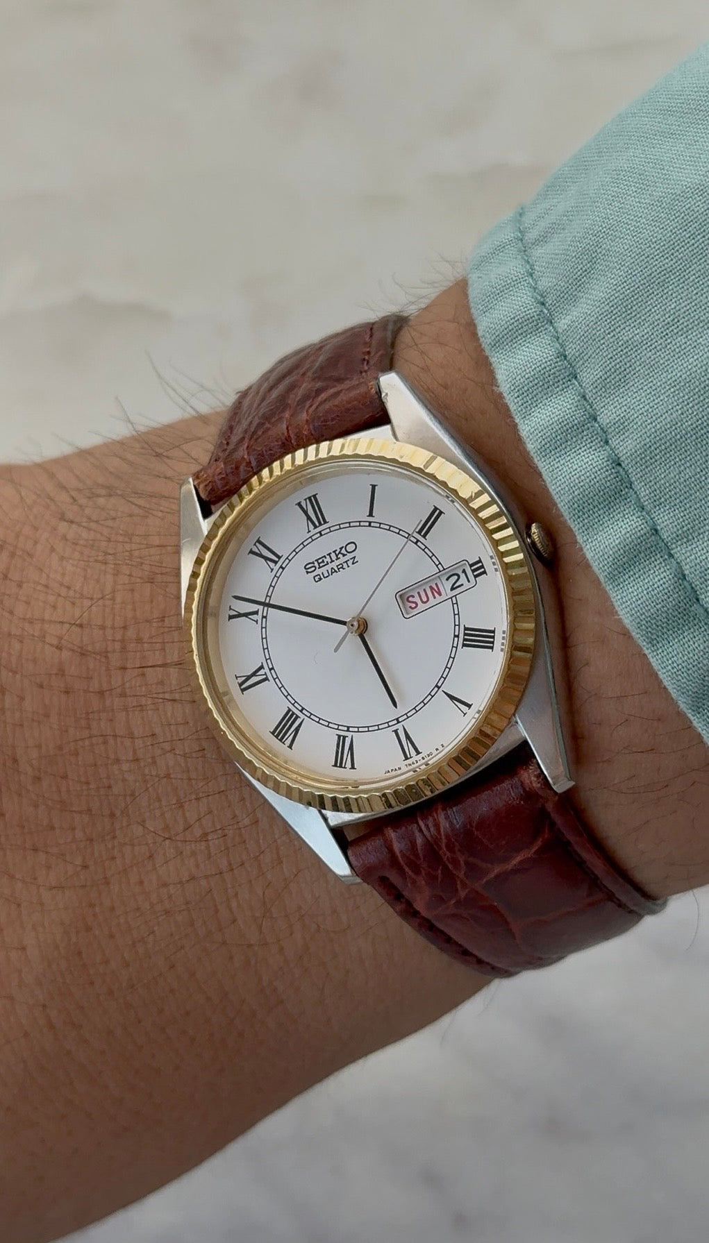 1993 Seiko Quartz “President” Day Date Watch