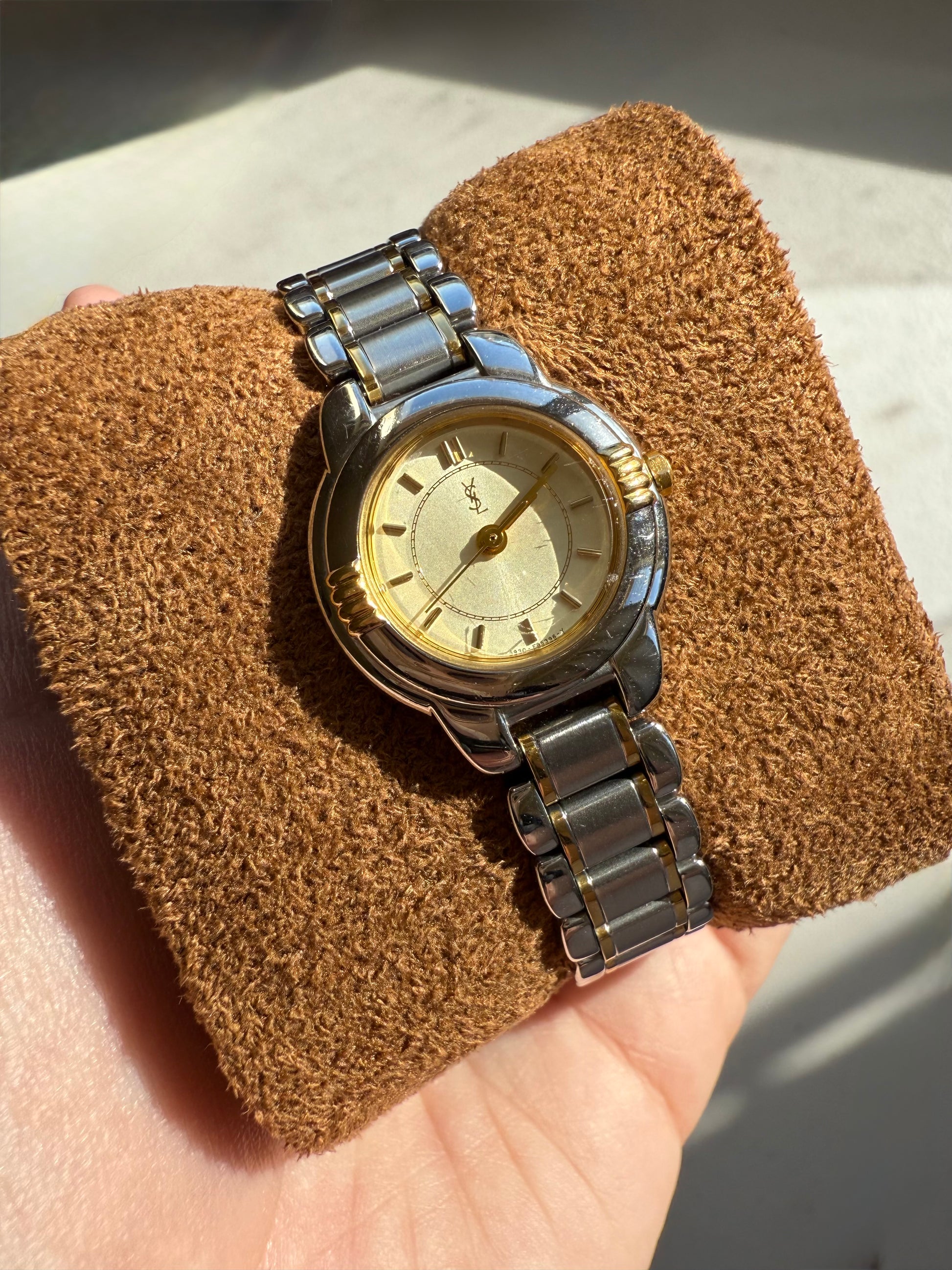 1990’s Yves Saint Laurent (YSL) Two Tone Watch