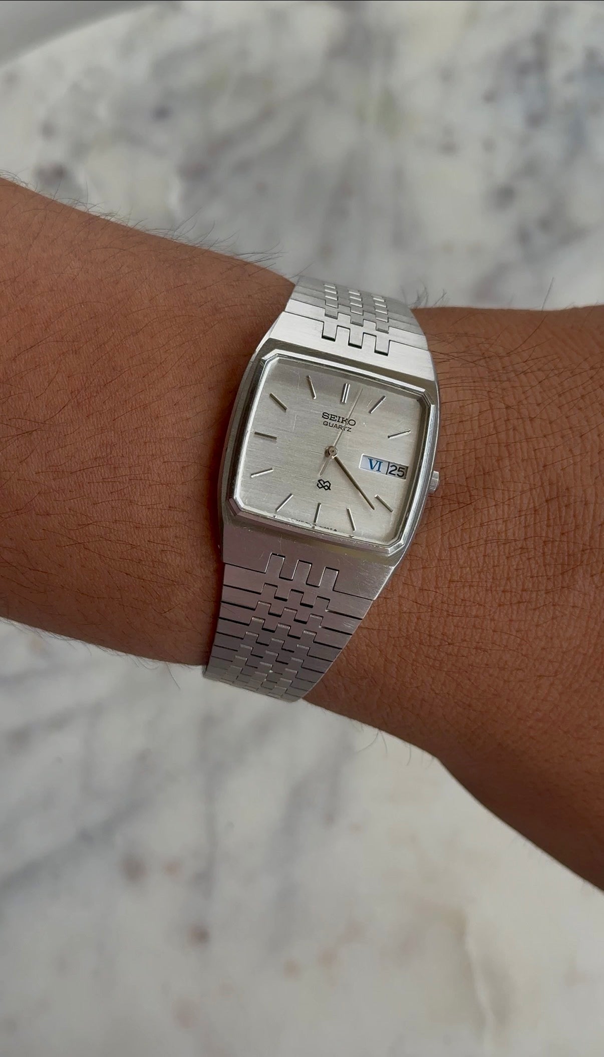 1979 Seiko Quartz Day Date TV Dial Watch