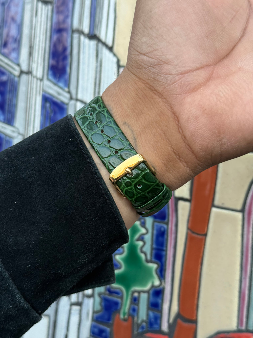 1995 Seiko Quartz Gold Tone Tank Watch