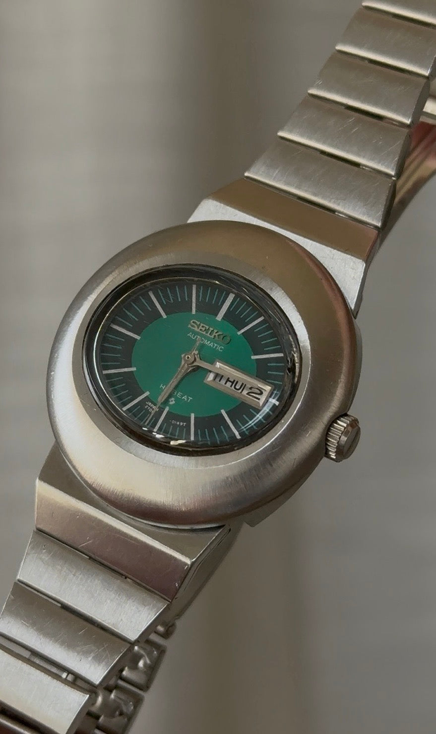 1971 Seiko Automatic Hi Beat Day Date Oval Watch
