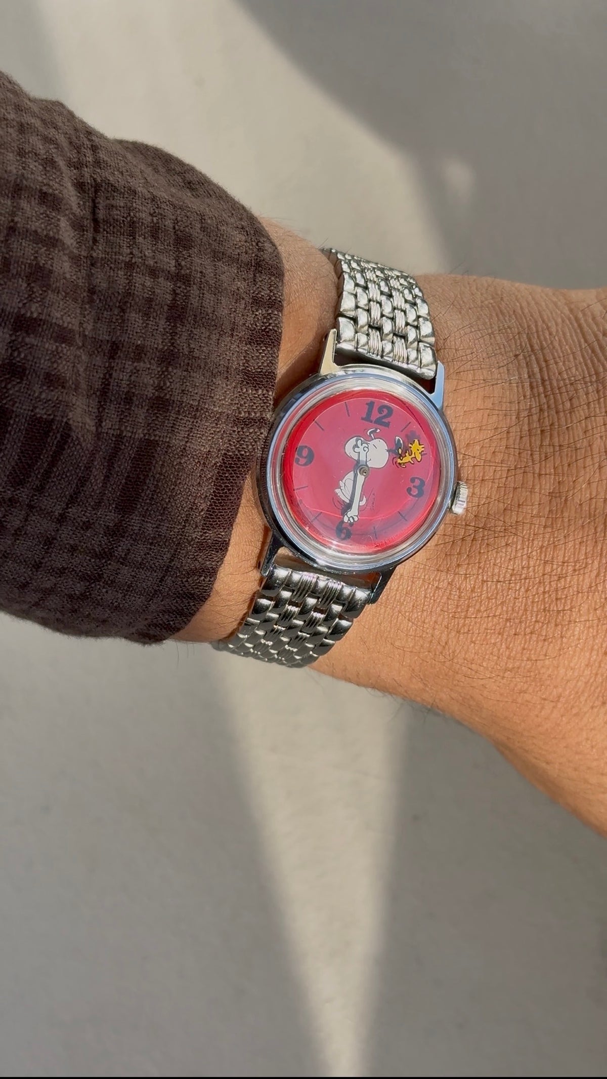 1960's Timex Snoopy/Woodstock Mechanical Watch