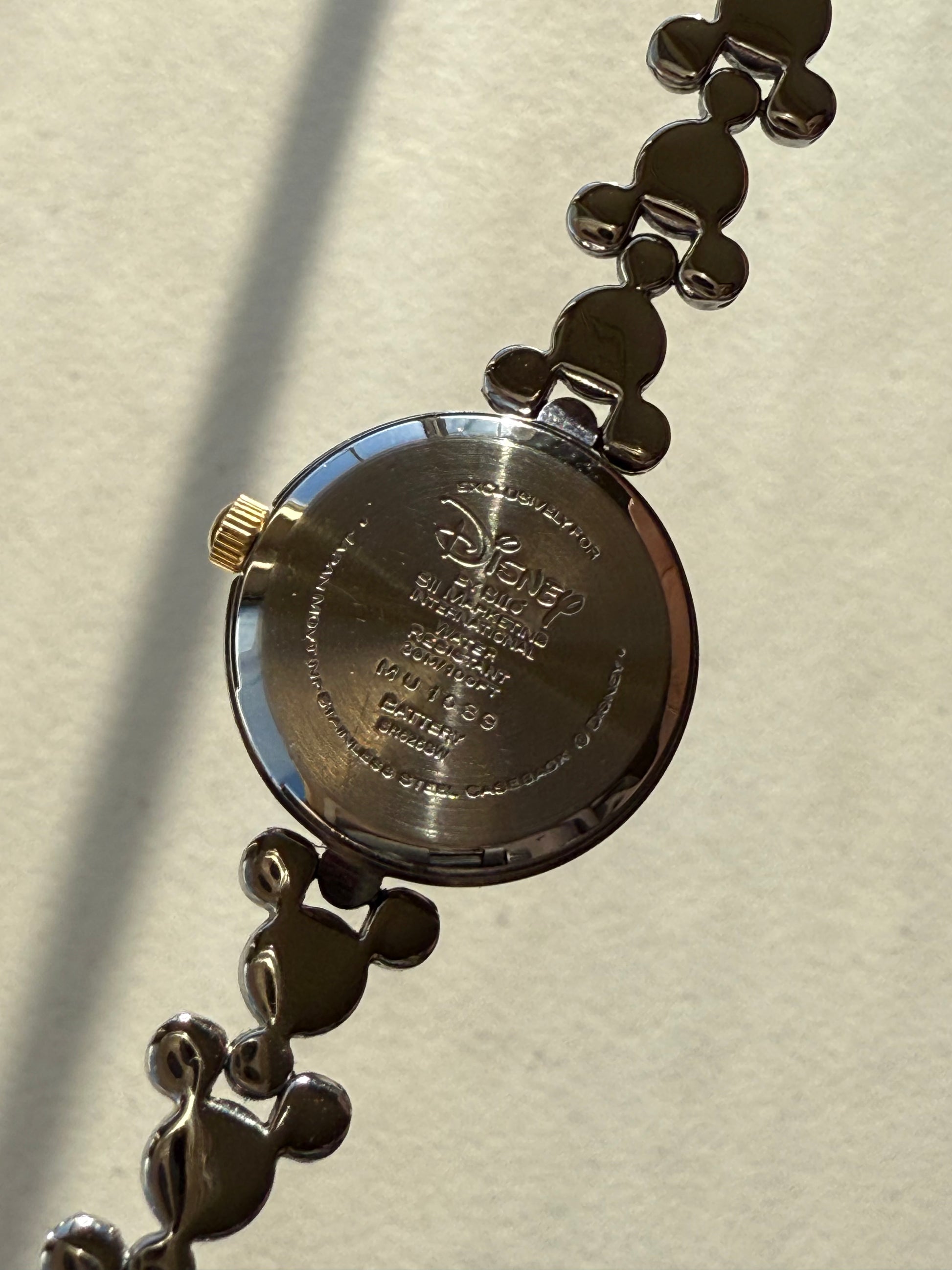 1990’s Mickey Two Tone Bracelet Watch