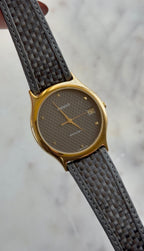 1980's Tissot Stylist Swiss Quartz Gold Tone Watch