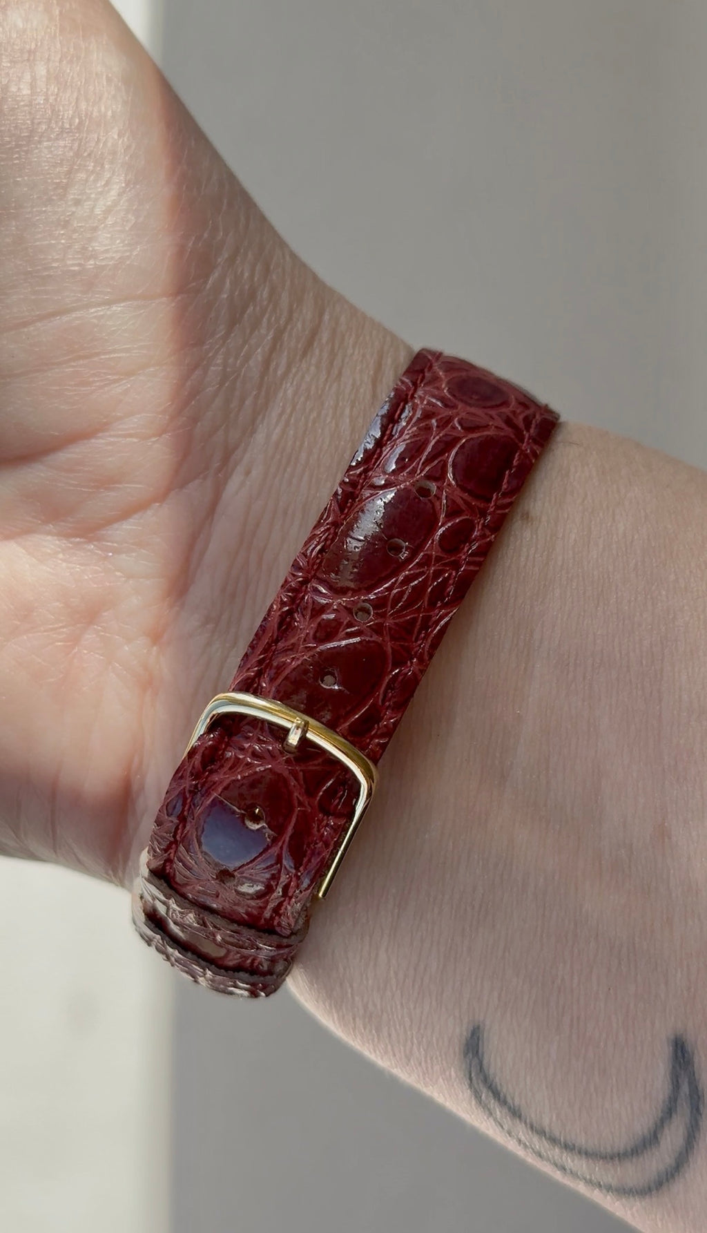 1969 Seiko Gold Tone Mechanical Wind Up Watch