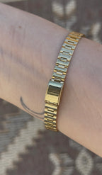 1988 Seiko Quartz Gold Tone Oval Watch