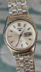 1968 Seiko 5 21 Jewel Automatic Day Date Watch