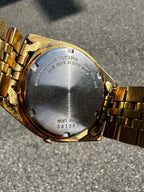 1996 Seiko Quartz “President” Day-Date Gold Tone Watch