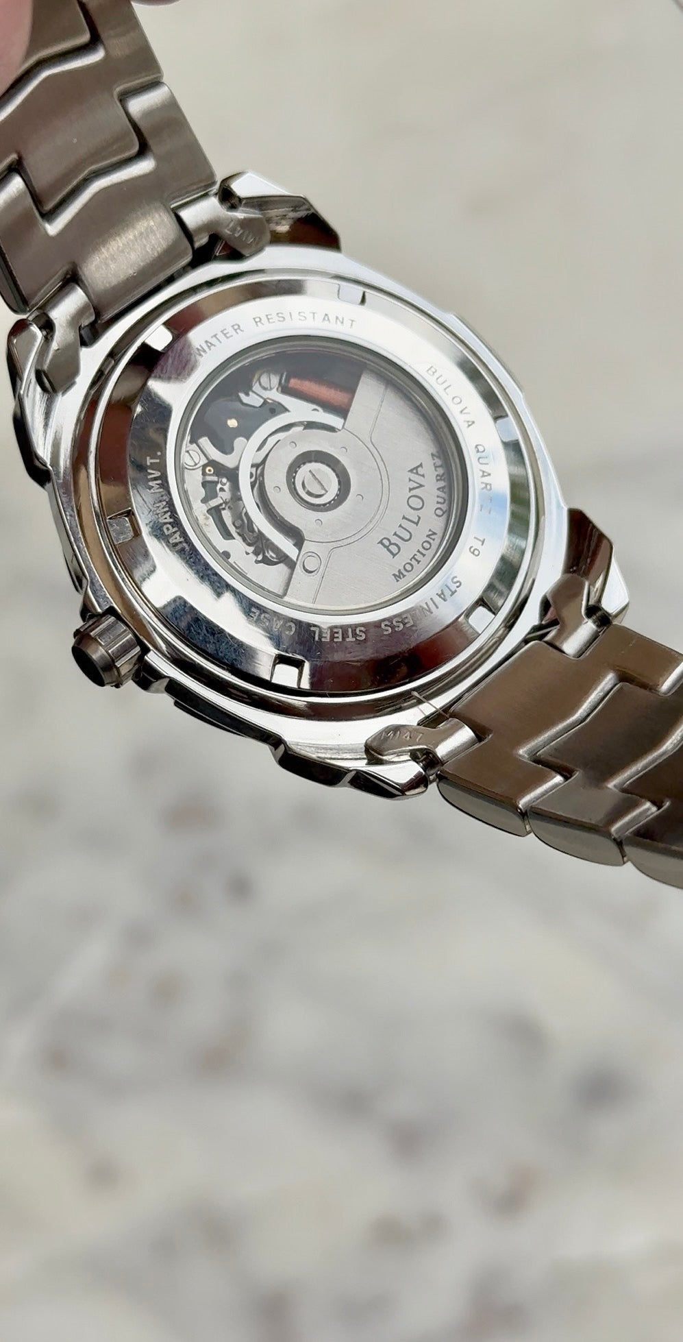 1999 Bulova Motion Quartz Millennia 100m Watch