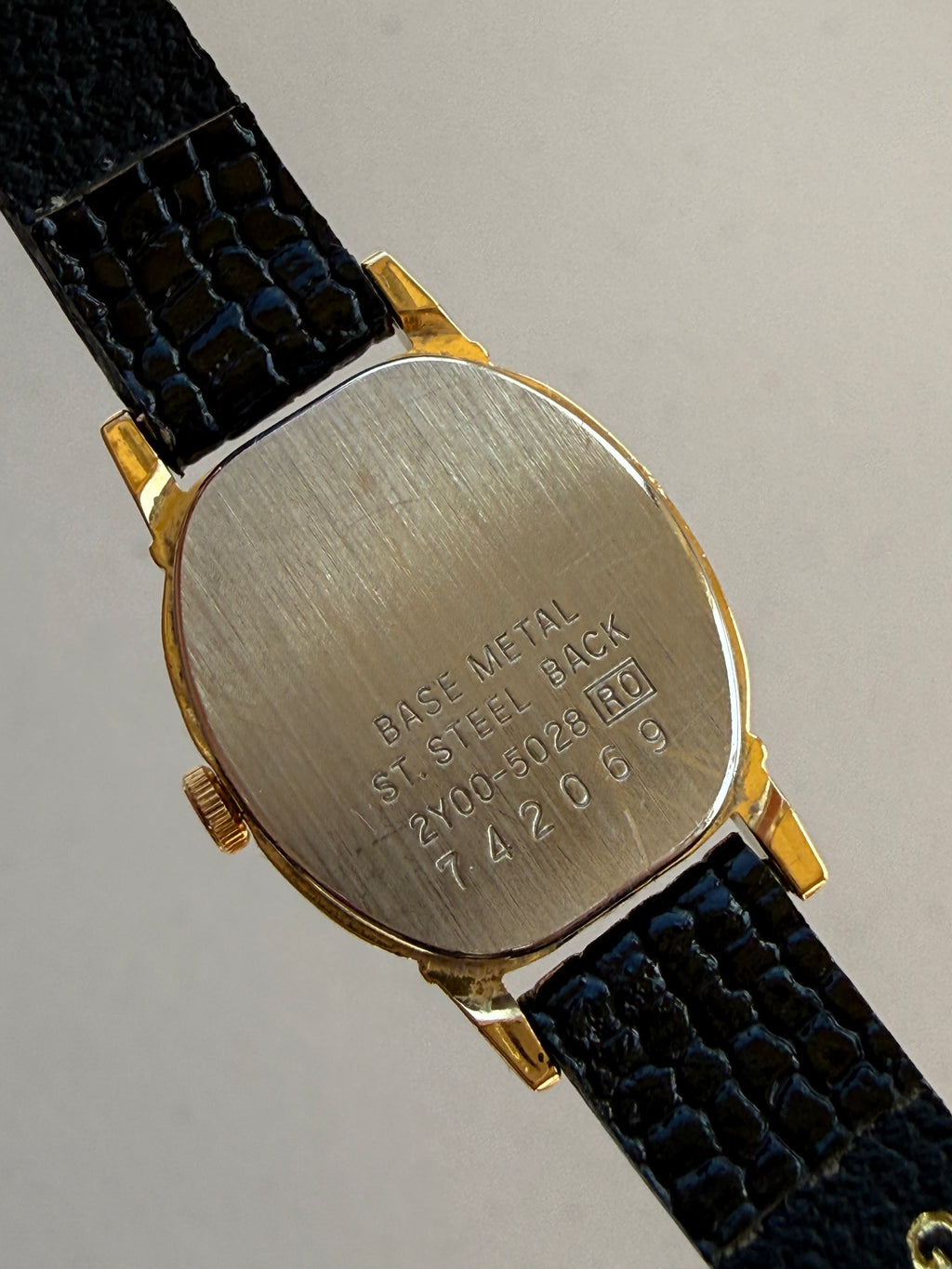 1987 Seiko Quartz Tonneau Watch