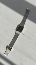 1996 Seiko Quartz SX Silver Tone Tank Watch