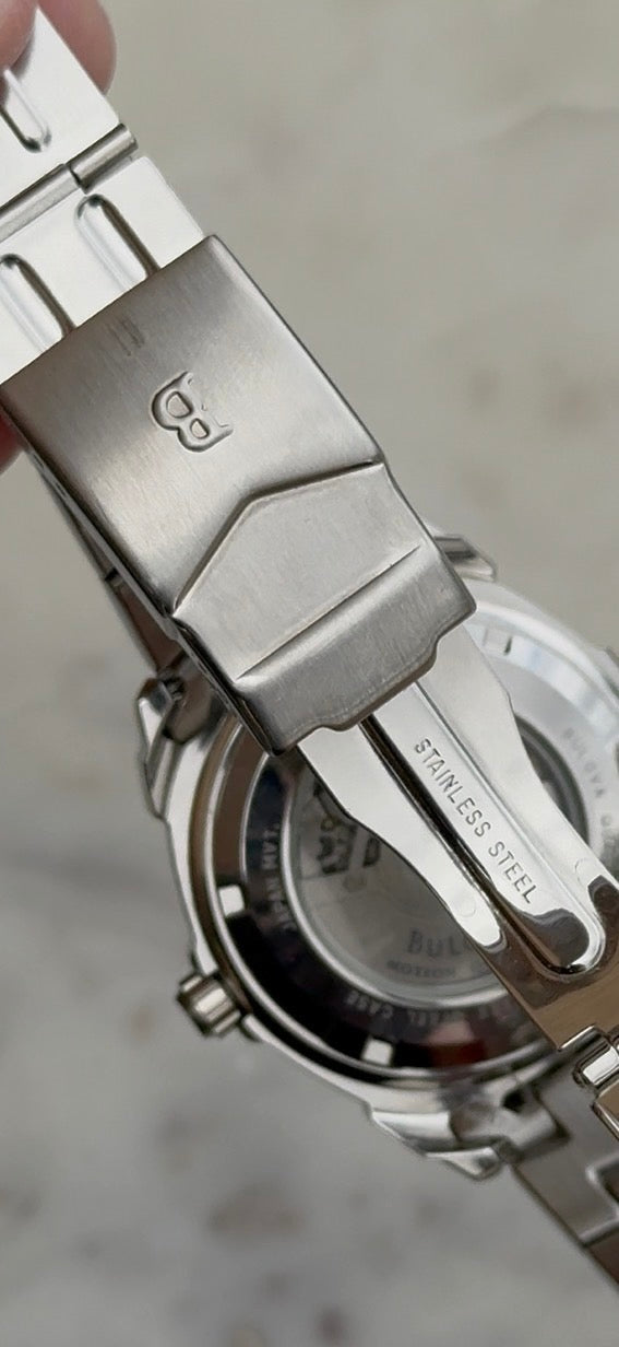 1999 Bulova Motion Quartz Millennia 100m Watch