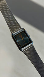 1996 Seiko Quartz SX Silver Tone Tank Watch