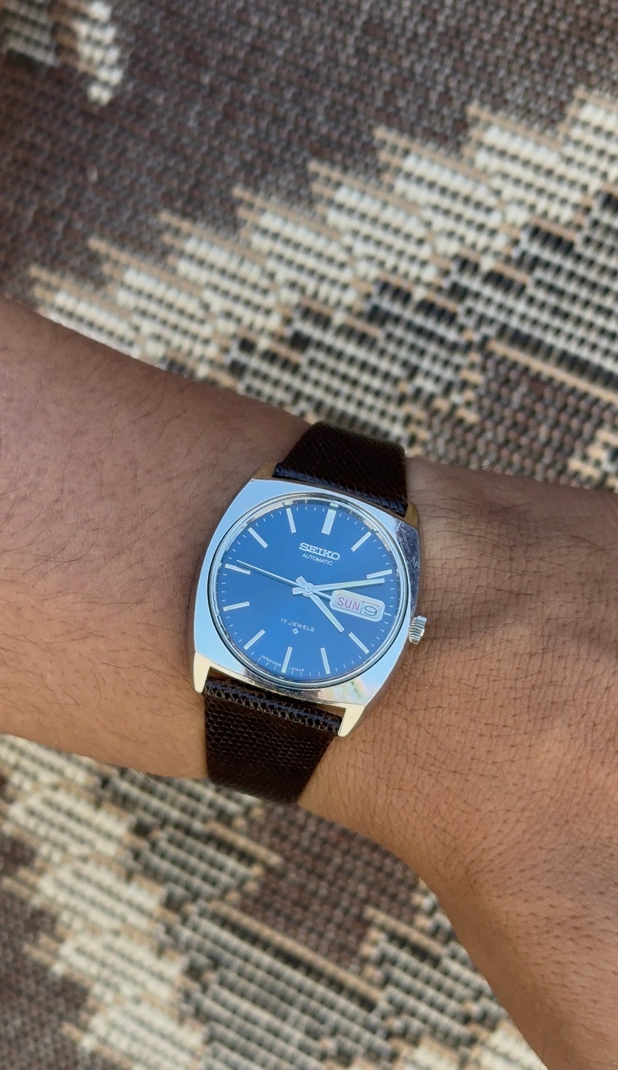 1978 Seiko Automatic 17 Jewel Day Date Watch