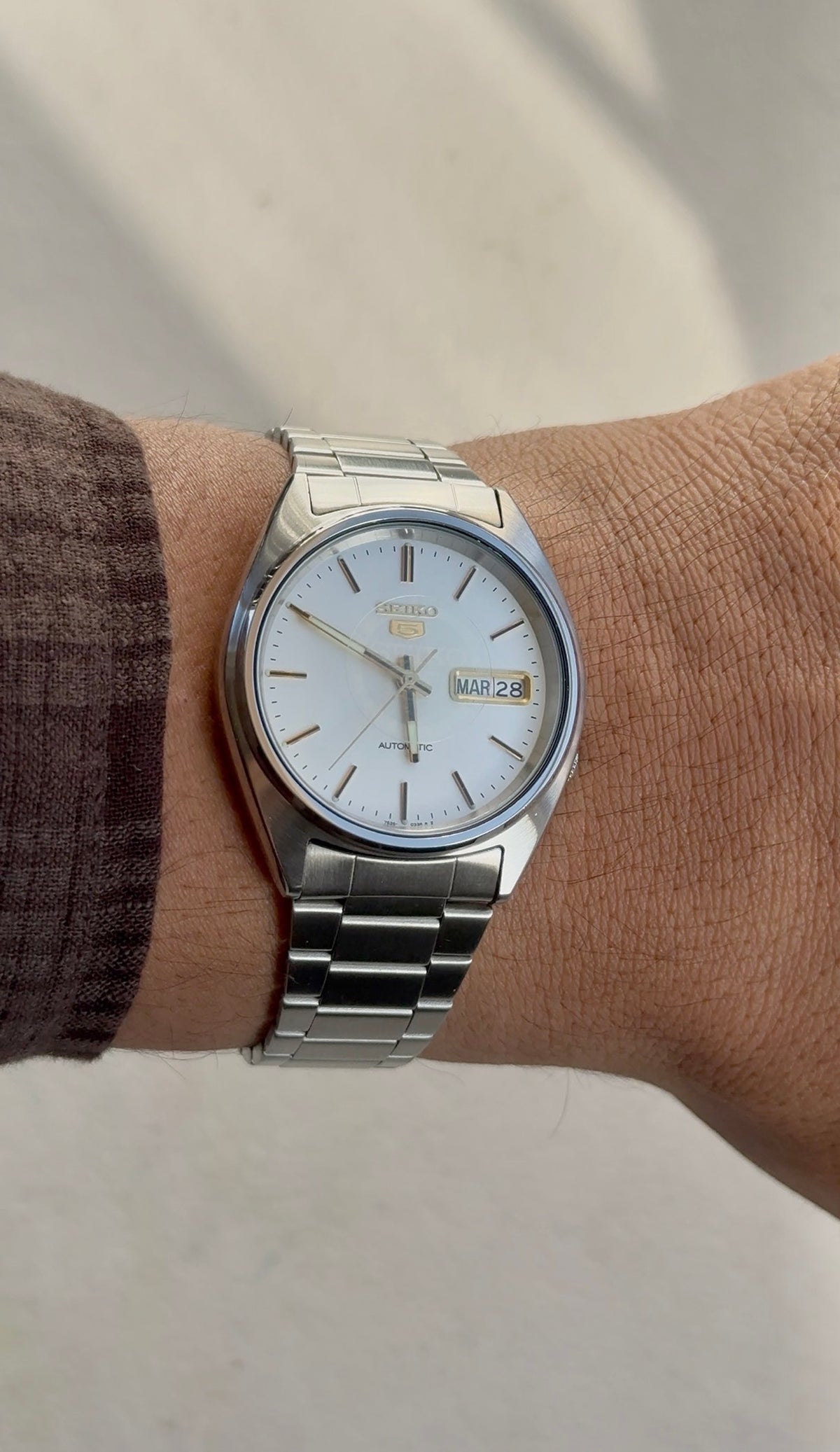 2000 Seiko 5 Automatic Day Date Watch