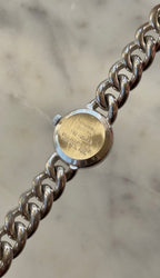1990's Gruen Quartz Chain Bracelet Watch