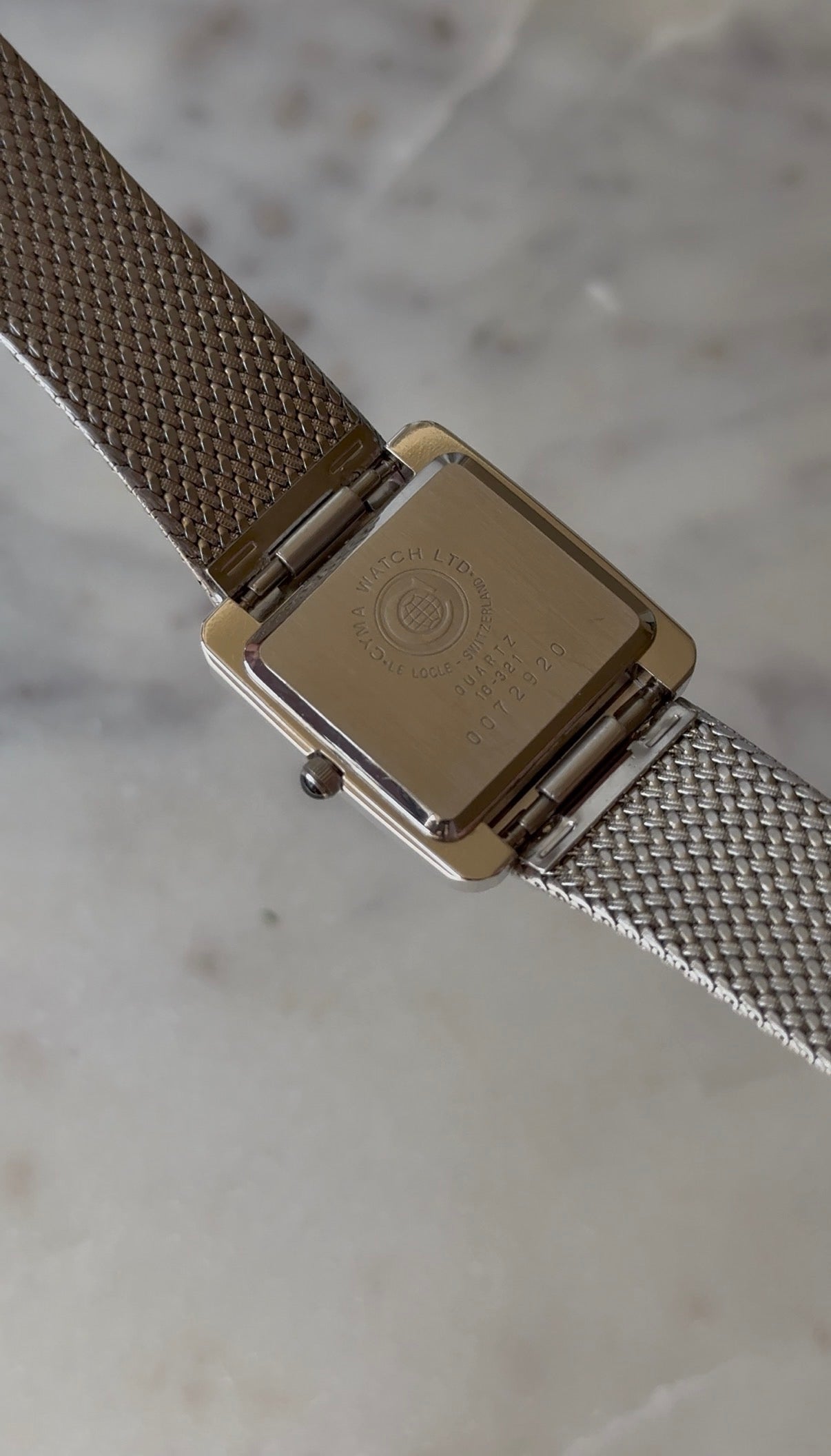 1980’s Cyma Quartz Navystar Swiss Tank Watch