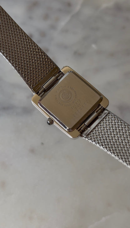 1980’s Cyma Quartz Navystar Swiss Tank Watch