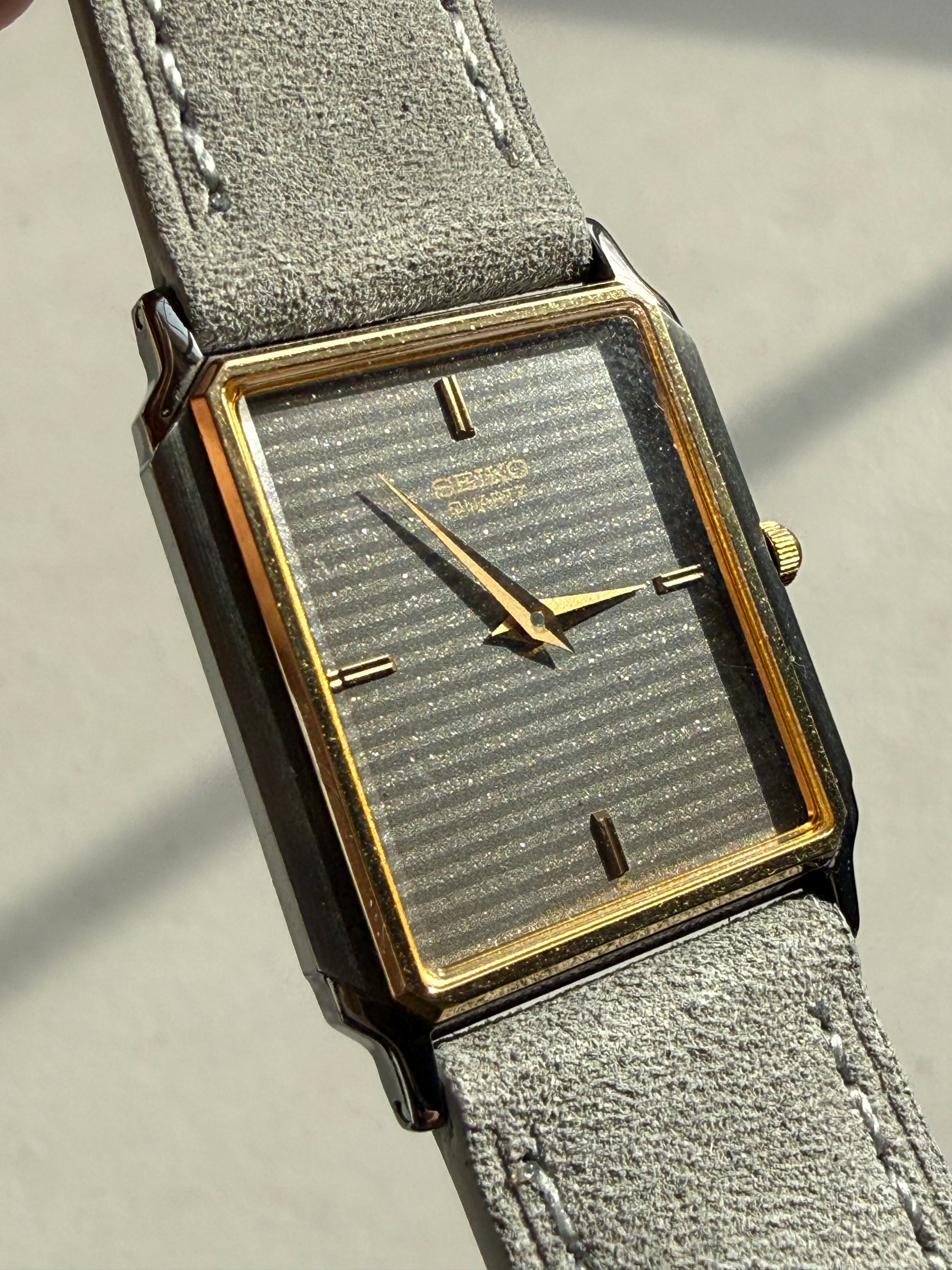 1997 Seiko Quartz Two Tone Tank Watch
