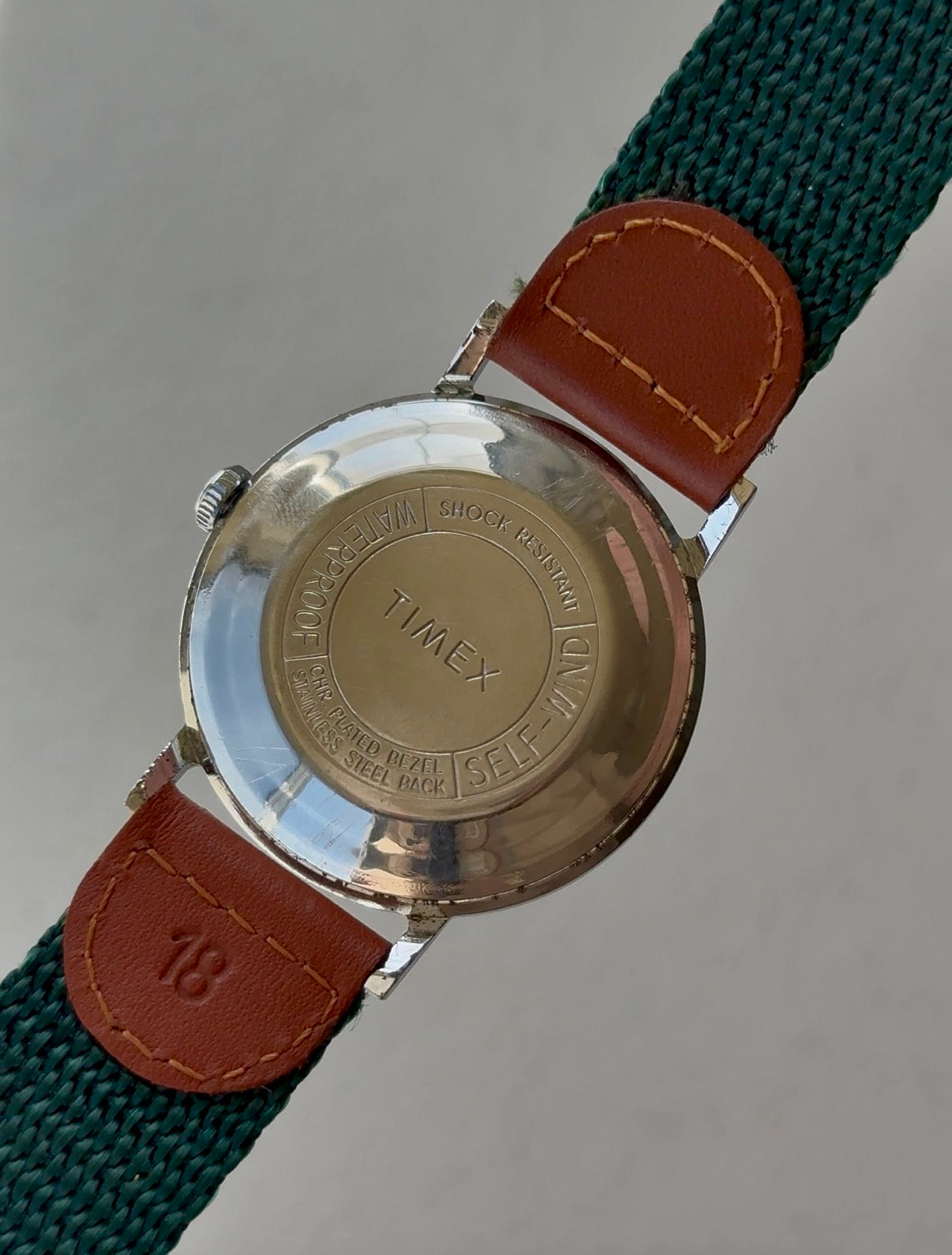 1964 Timex Self Wind Silver Tone Watch