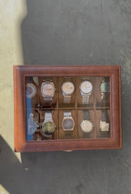 Premium 10-Slot Leatherette Watch Box