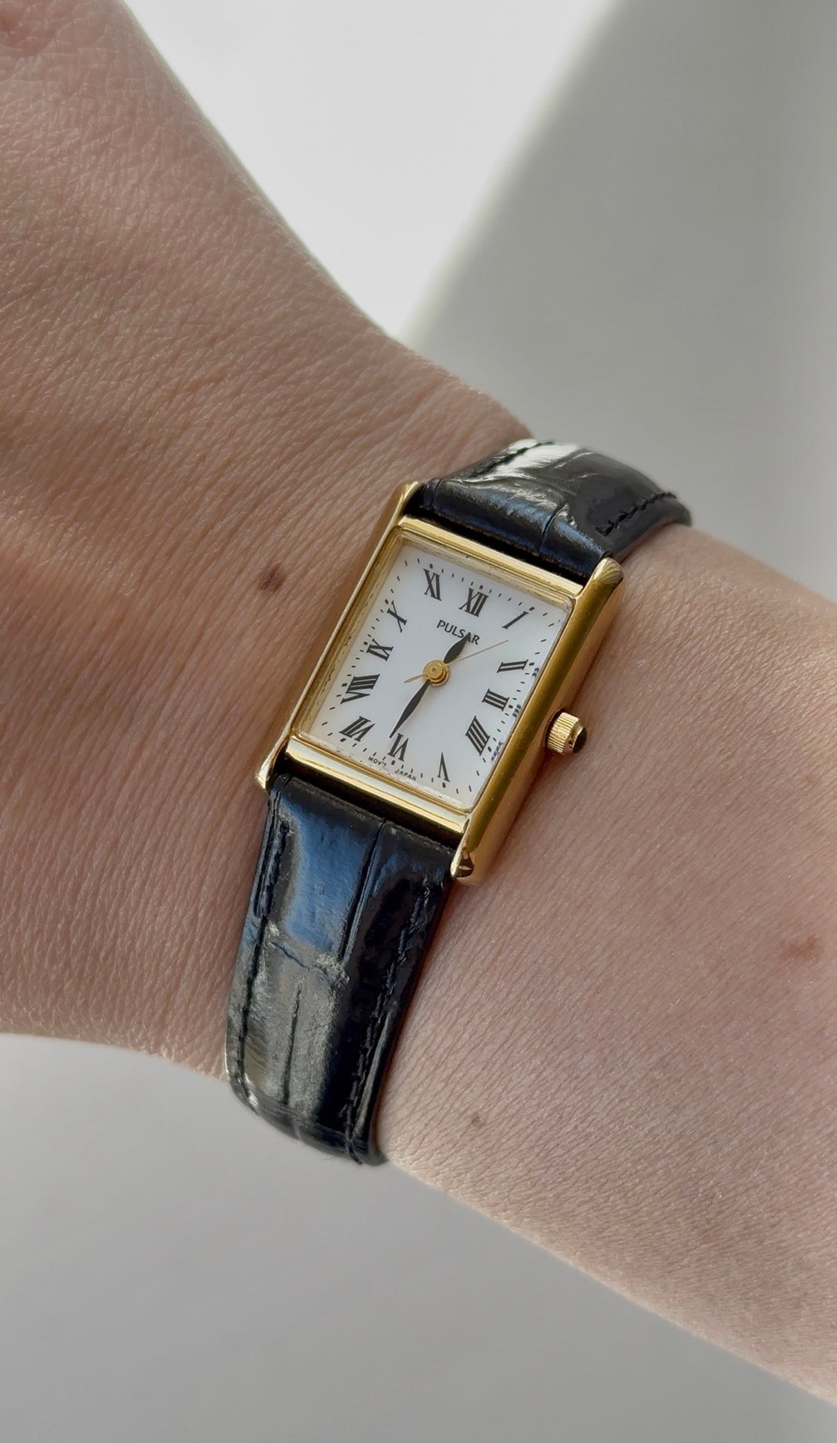 2000’s  Pulsar By SEIKO Roman Tank Watch