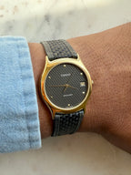 1980's Tissot Stylist Swiss Quartz Gold Tone Watch