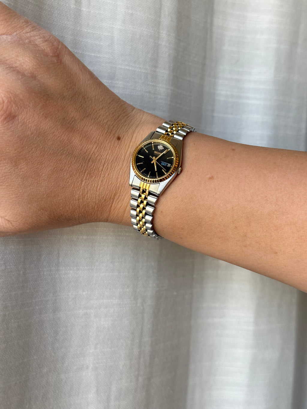 1994 Seiko Quartz “President” Two Tone Watch