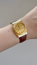 1978 Seiko Quartz "222" Gold Tone Day Date Watch
