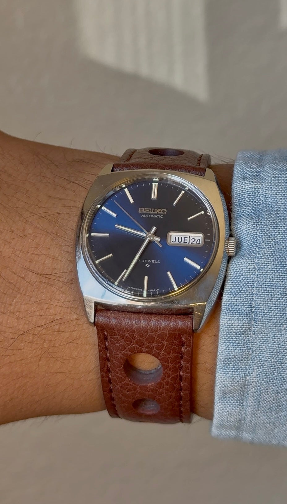 1978 Seiko Automatic 17 Jewel Day Date Watch