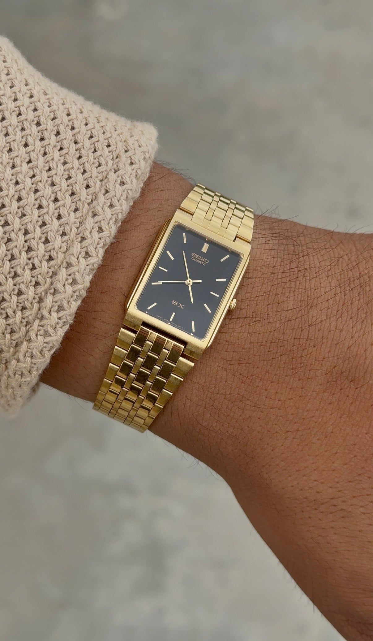 1991 Seiko SX Quartz Tank Watch