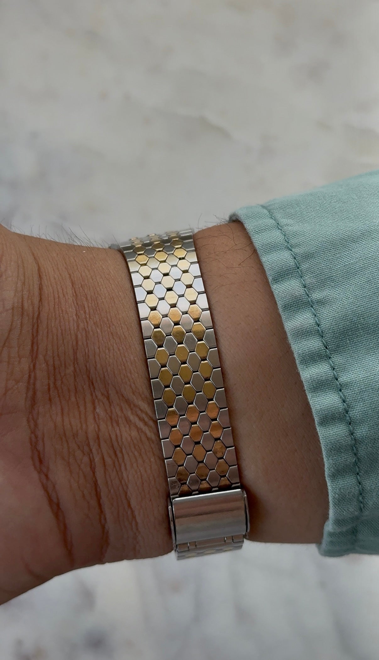 1979 Seiko Quartz “222” Day-Date Two Tone Watch