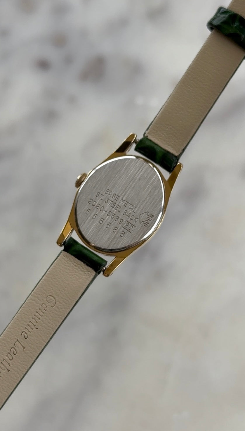 1985 Seiko Quartz Gold Tone Oval Watch