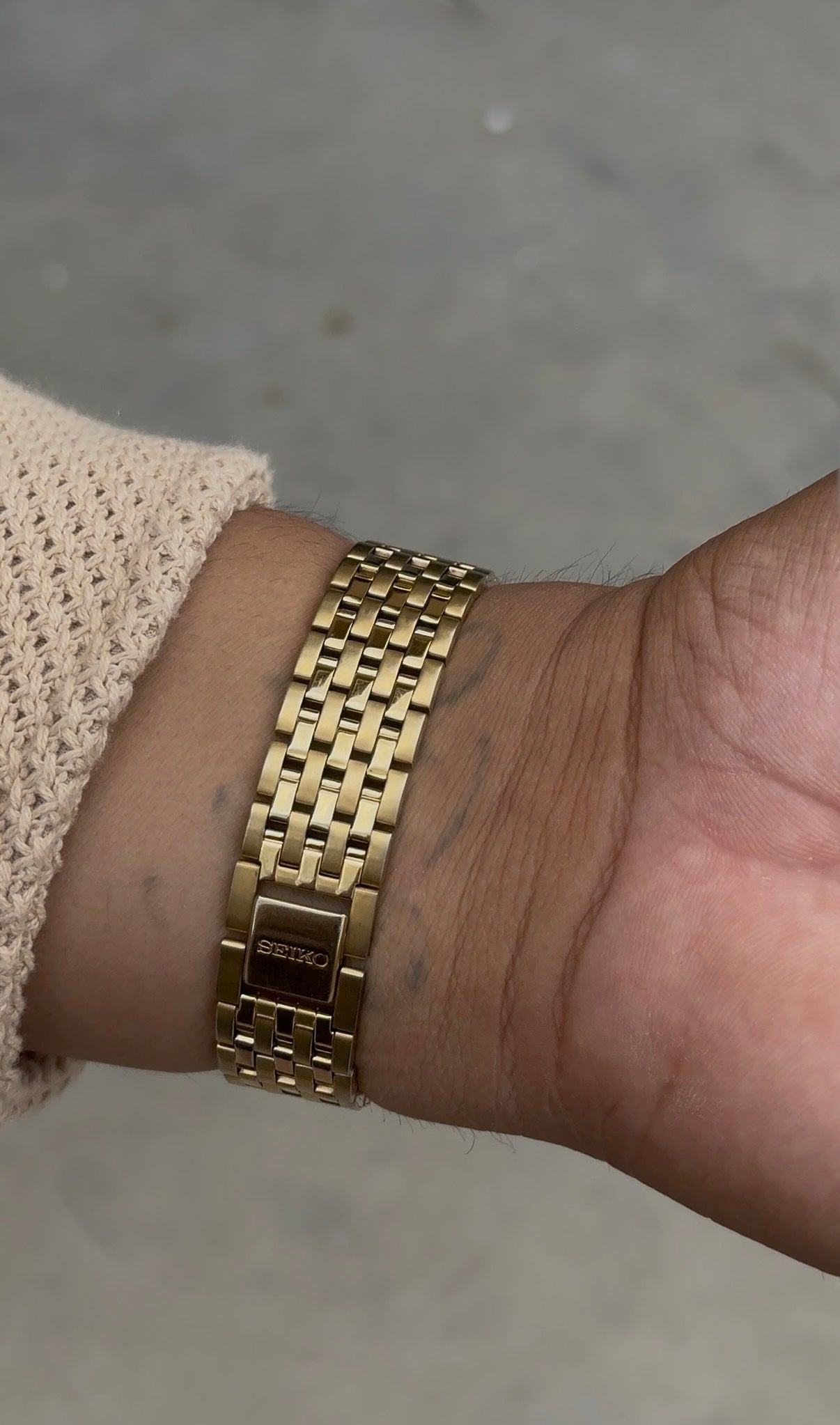 1965 Seiko Sportsmatic 5 “Dolphin” Gold Electroplated Day Date Watch