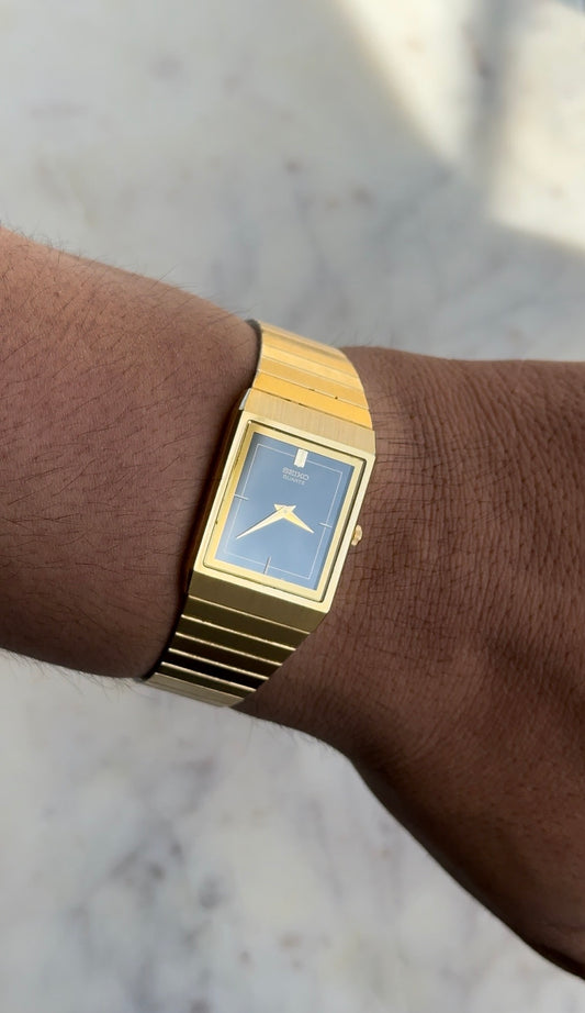 1984 Seiko Quartz Gold Tone Tank