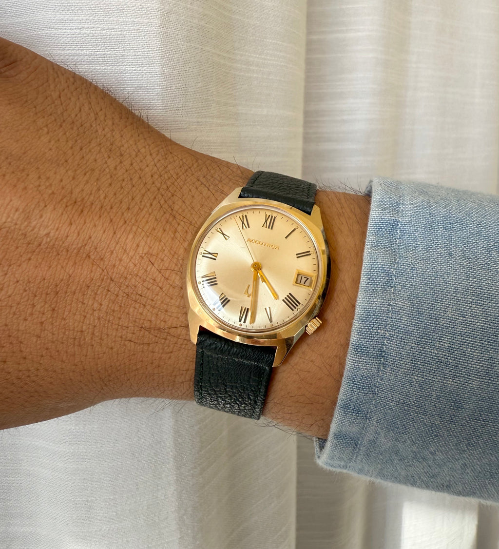 1969 Bulova Accutron Gold Filled Date Just Watch