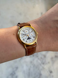 1992 Pulsar Quartz by Seiko Triple Date Day and Night Watch