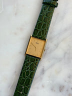 1983 Seiko Quartz Gold Tone Tank Watch