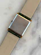 1983 Seiko Quartz Gold Tone Tank Watch