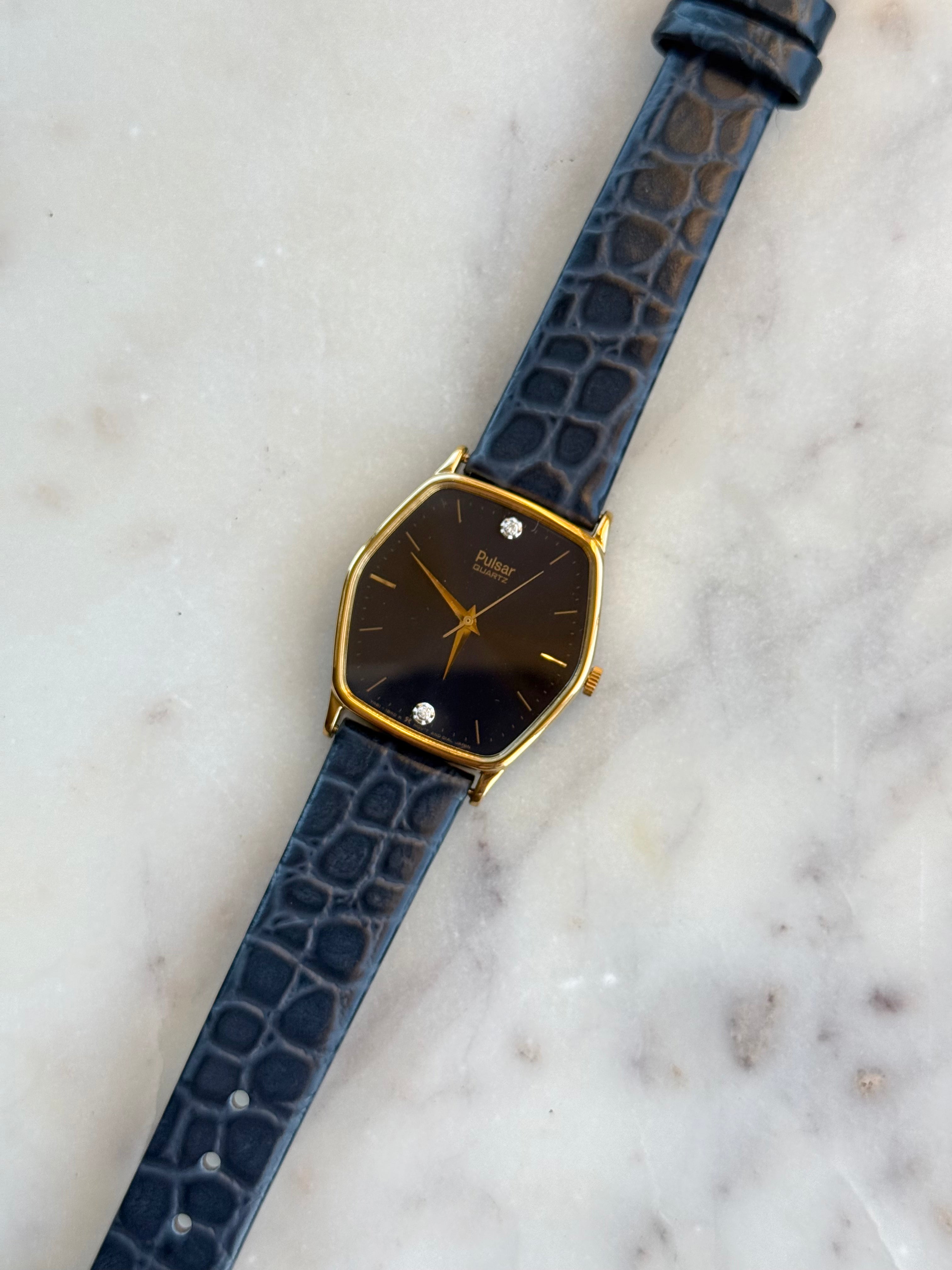 1992 Pulsar Quartz by Seiko Hexagon Watch